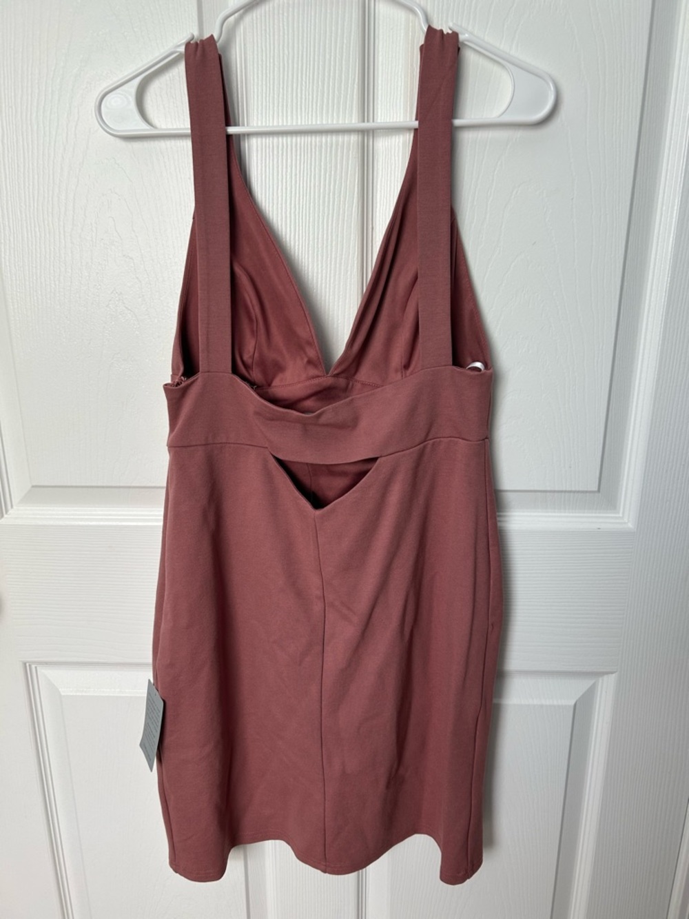 Lulus Pink Sleeveless Open Back Bodycon Mini Dress Size Med NWT - Picture 5 of 11